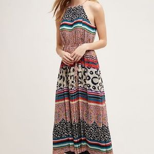 Anthropologie Donna Morgan Mayrona Midi Dress